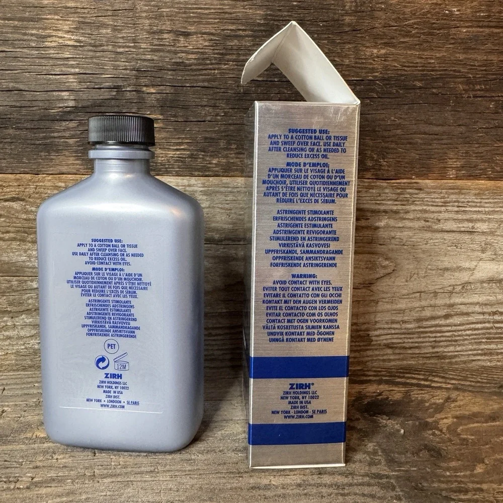 ZIRH‎ Refresh Invigorating Astringent – 200ml / 6.7 fl oz (NIB)